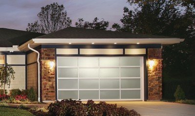 glass garage doors