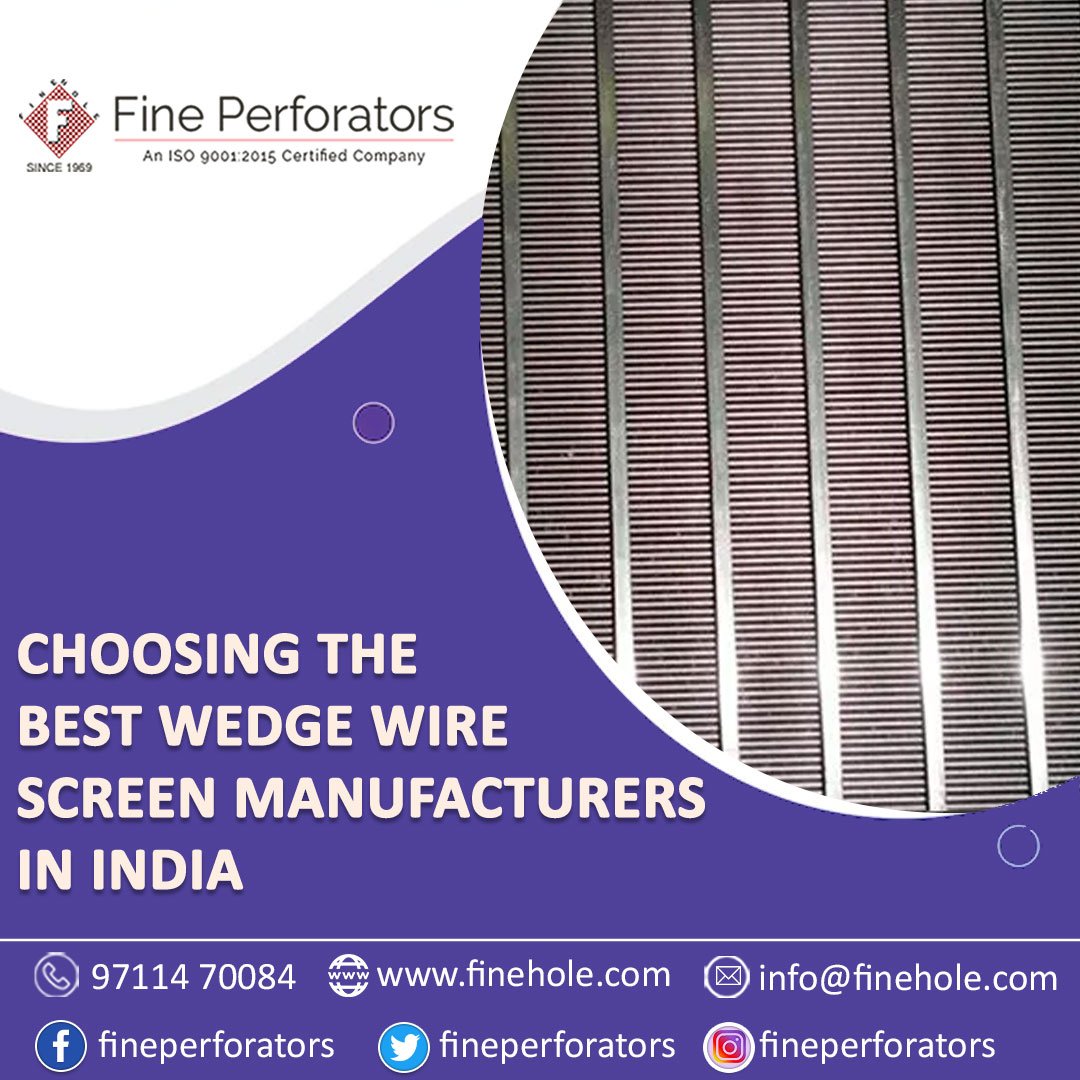 Choosing the Best Wedge Wire Screen Manufacturers in India Buy UK Bayi