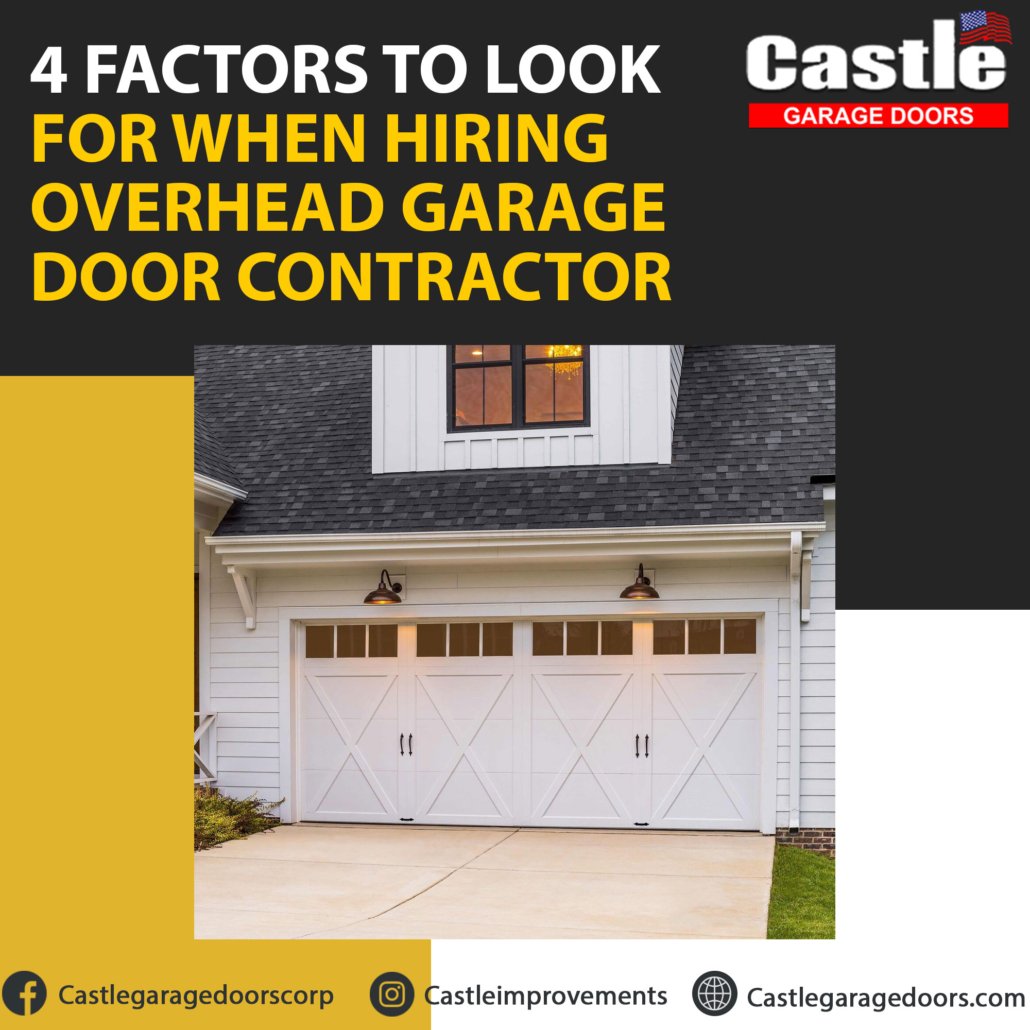 Automatic Garage Door Openers Specialists 1030x1030 - 4 Factors to Look for When Hiring Overhead Garage Door Contractor