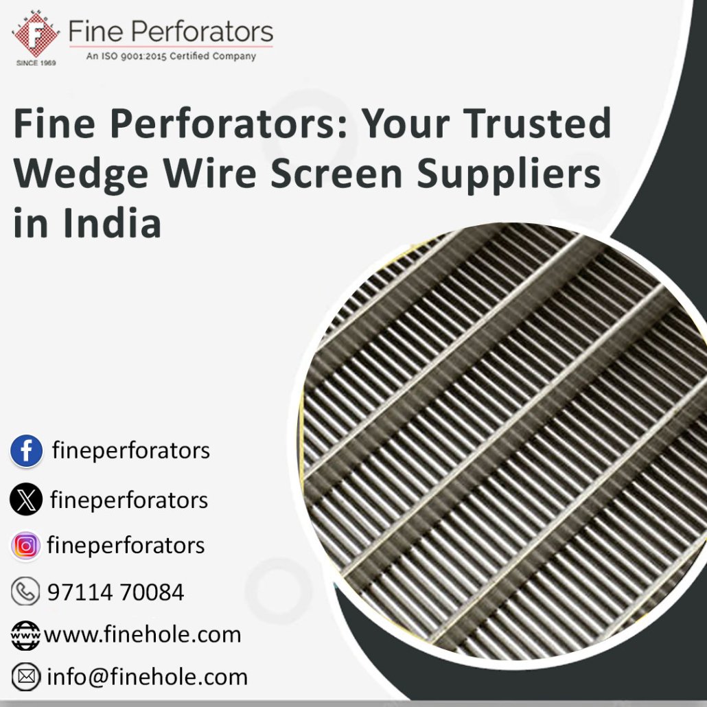 Fine Perforators: Your Trusted Wedge Wire Screen Suppliers in India Fine Perforators Your Trusted Wedge Wire Screen Suppliers in India 3 1030x1030 - Fine Perforators: Your Trusted Wedge Wire Screen Suppliers in India