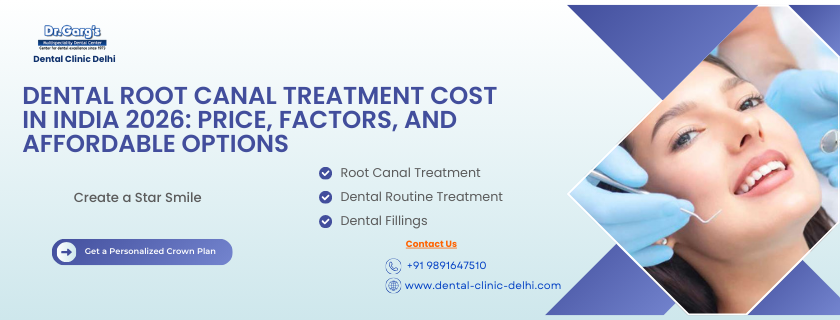 Dental Root Canal Treatment Cost in India 2026 Price, Factors, and Affordable Options. TeethRootCanalTreatmentPrice