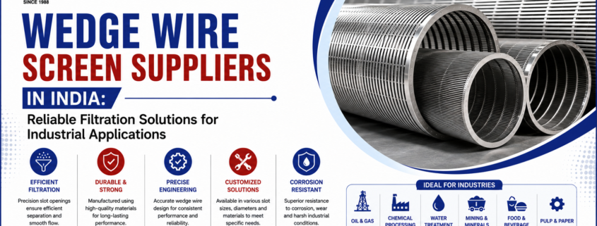 Wedge Wire Screen Suppliers in India: Reliable Filtration Solutions for Industrial Applications