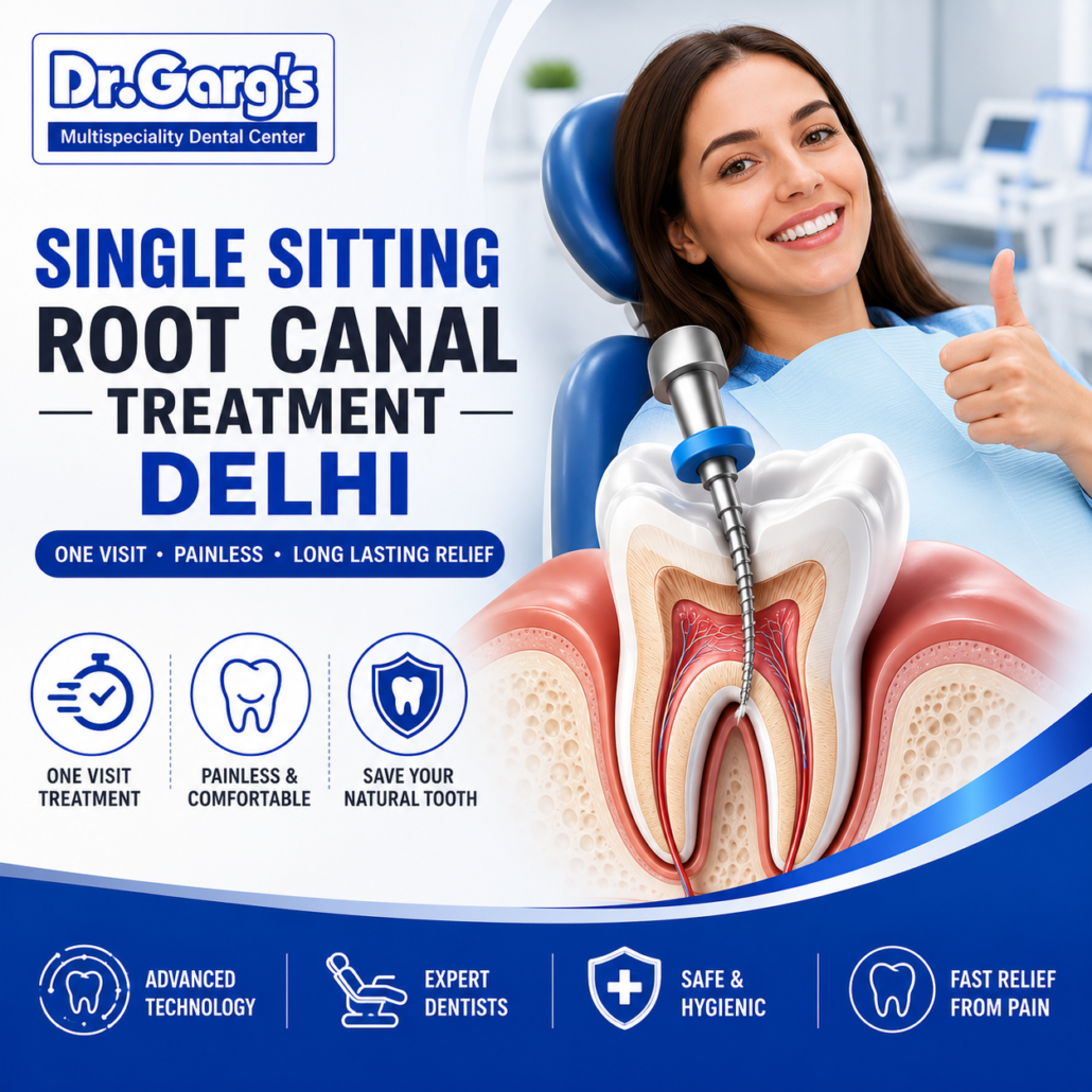 Single Sitting Root Canal Treatment Delhi at Dr. Garg’s Multispeciality Dental Center Single Sitting Root Canal Treatment Delhi at Dr. Gargs Multispeciality Dental Center 1030x1030 - Single Sitting Root Canal Treatment Delhi at Dr. Garg’s Multispeciality Dental Center