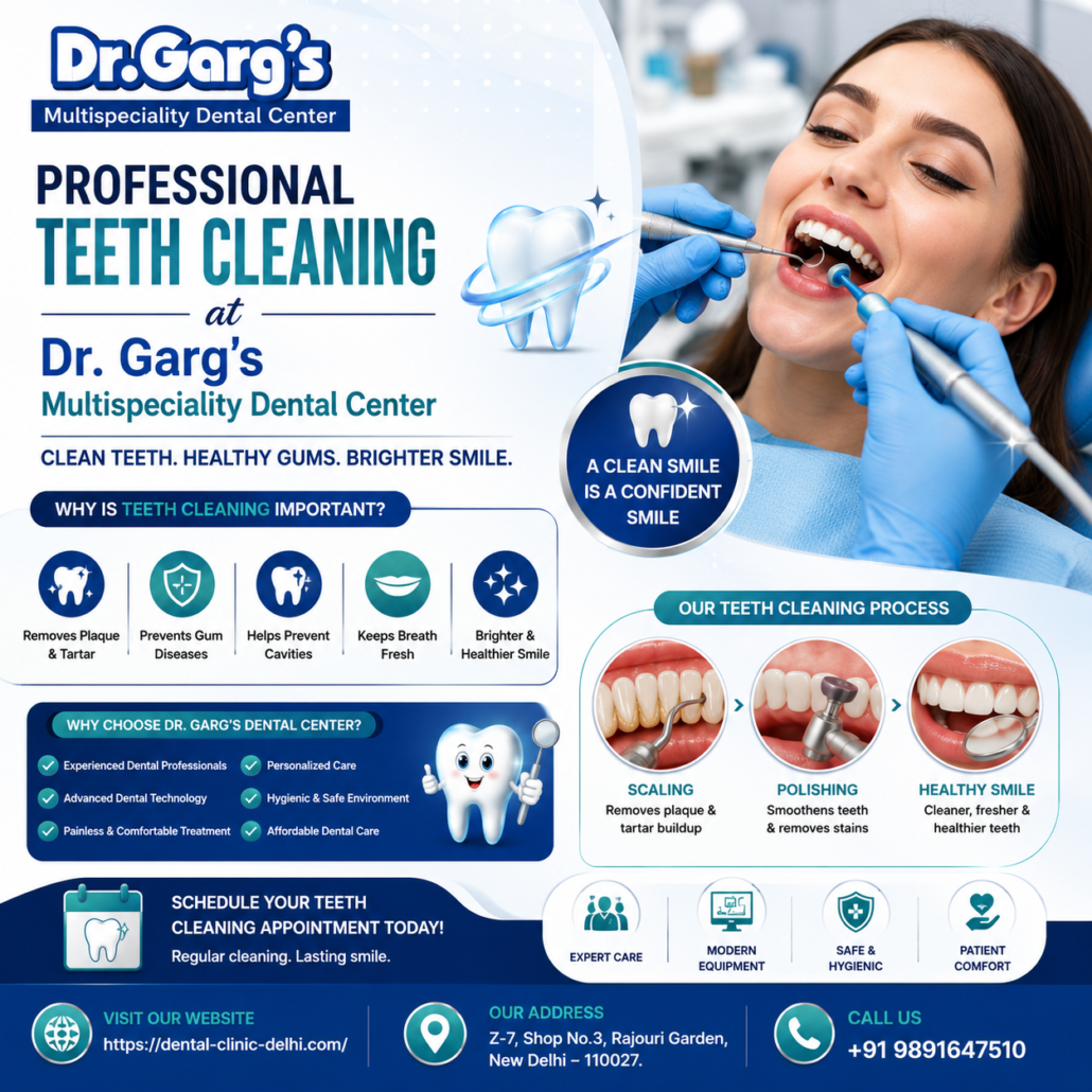 Professional Teeth Cleaning at Dr. Garg’s Multispeciality Dental Center Professional Teeth Cleaning at Dr. Gargs Multispeciality Dental Center 1030x1030 - Professional Teeth Cleaning at Dr. Garg’s Multispeciality Dental Center